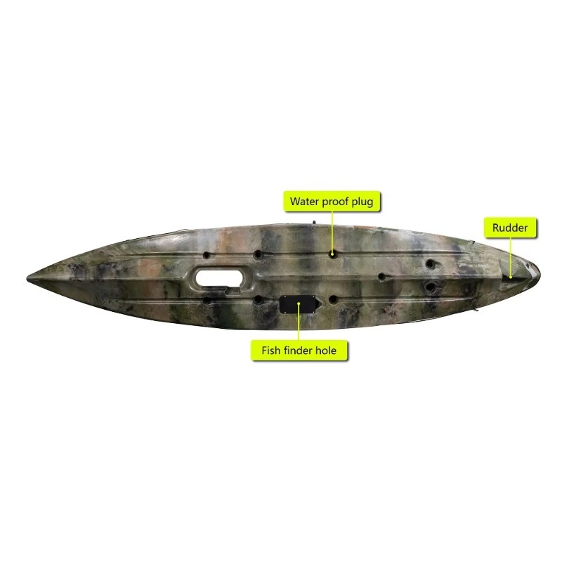 Fishing Kayak Pedal Drive - 4.1 Metre Tek Kişilik Üstten Oturmalı