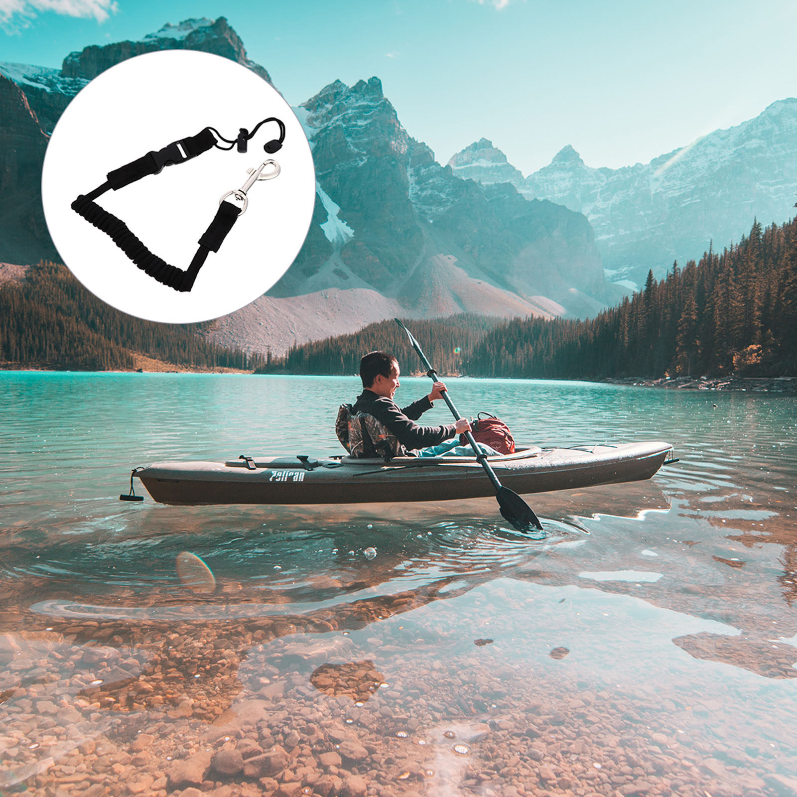 Fishing Kayak Paddle Leash - 1 adet kürek tasma kayık kano